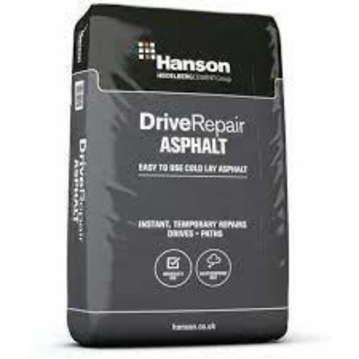 Picture of Hanson Drive Repair Asphalt Tarmac 25kg Plastic Bag