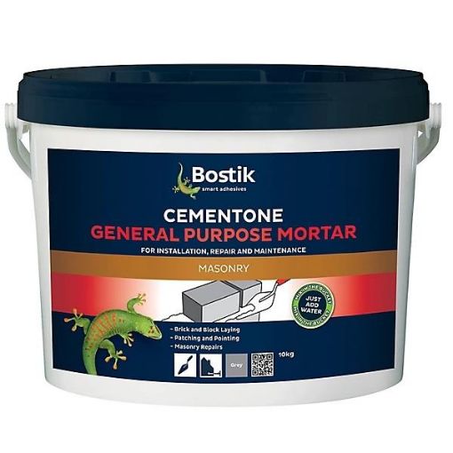 Picture of Bostik Cementone Grey General Purpose Mortar 5kg Tub Ready to Use