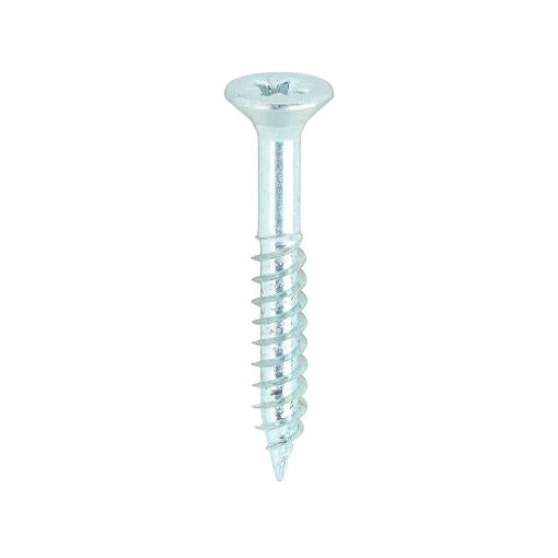 Picture of Timco Zinc Twin-Thread Woodscrews 8x1.1/4" Box of 200 Countersunk