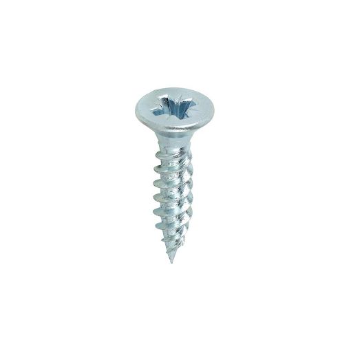 Picture of Timco Zinc Twin-Thread Woodscrews 12x1" Box of 200 Countersunk