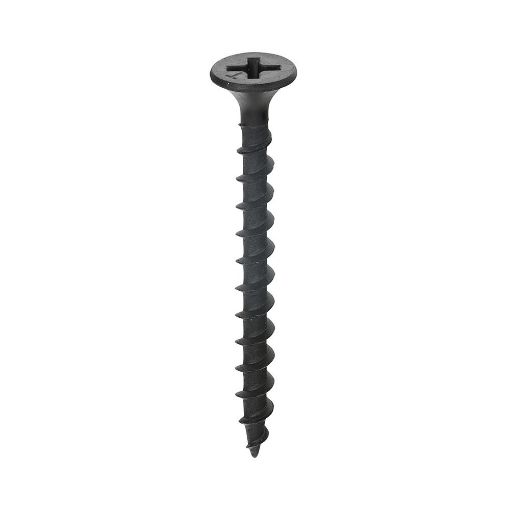 Picture of Timco Black Collated Drywall Screws 3.5x42mm Box of 200 Coarse Thread