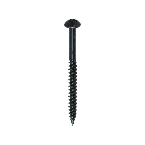 Picture of Timco Black Wood Screws 8x2" Box of 200 Round Head