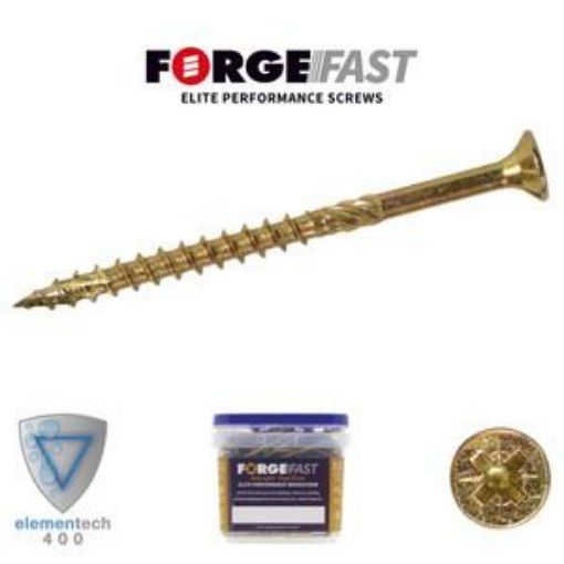 Picture of ForgeFix Elite Pozi Woodscrew 4.0x30mm Tub of 1400
