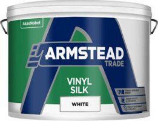 Picture of Armstead Trade White Vinyl Silk Emulsion 10L