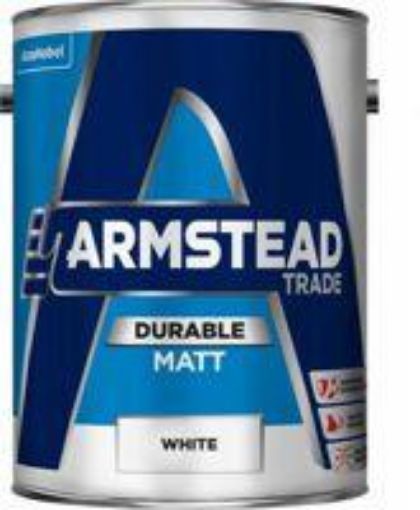 Picture of Armstead Trade White Durable Matt Emulsion 5L