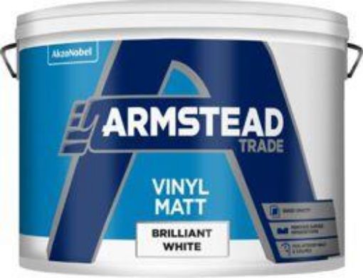 Picture of Armstead Trade Pure Brilliant White Vinyl Matt Emulsion 10L