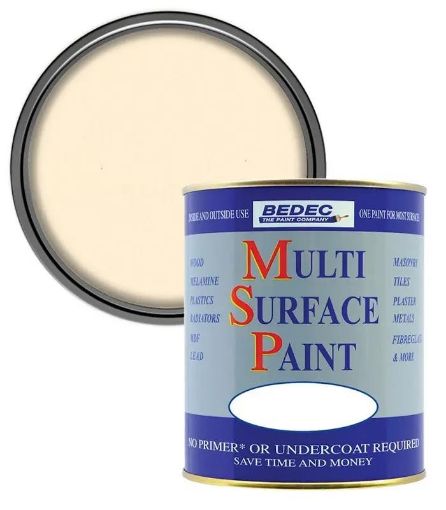 Picture of Bedec Magnolia Multi-Surface Paint 250ml Gloss Finish
