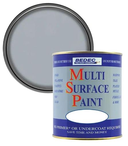 Picture of Bedec Light Grey Multi-Surface Paint 2.5L Satin Finish