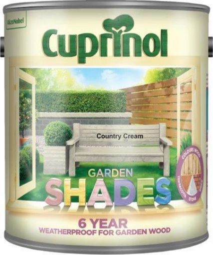 Picture of Cuprinol Garden Shades Country Cream Shed & Furniture Paint 2.5L