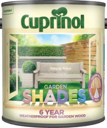 Picture of Cuprinol Garden Shades Natural Stone Shed & Furniture Paint 2.5L