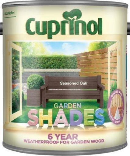 Picture of Cuprinol Garden Shades Seasoned Oak Shed & Furniture Paint 2.5L