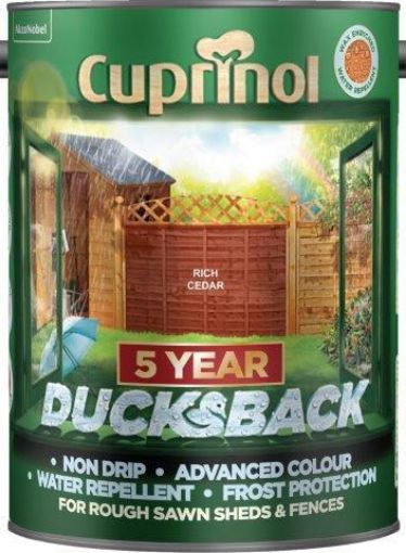 Picture of Cuprinol 5 Year Ducksback Rich Cedar 5L