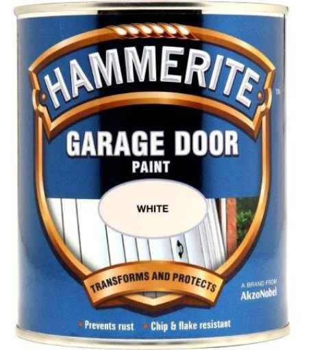 Picture of Hammerite White Garage Door Paint 750ml Direct To Rust
