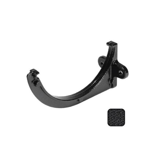 Picture of Alumasc Cast Aluminium Black Half Round Guttering 113mm Rise & Fall Rafter Bracket