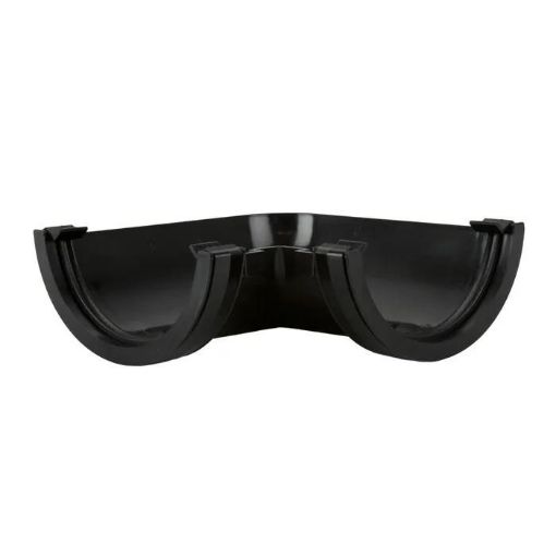 Picture of Brett Martin Roundstyle Black Gutter Angle 90° 112mm BR048B