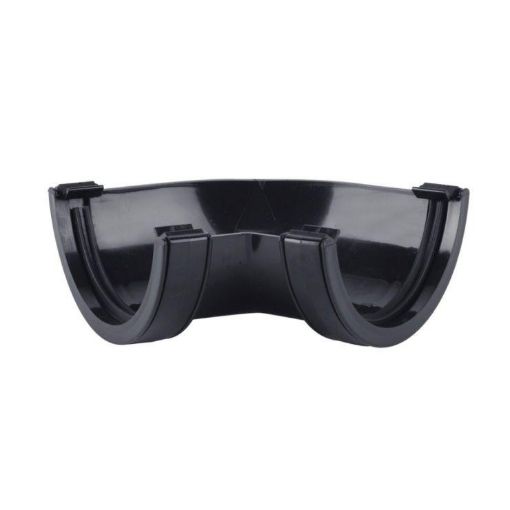 Picture of Brett Martin Roundstyle Black Gutter Angle 120° 112mm BR048/120B