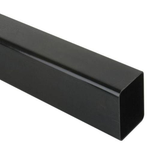 Picture of Brett Martin Plain End Black Square Downpipe 65mm x 2.5m BR501B
