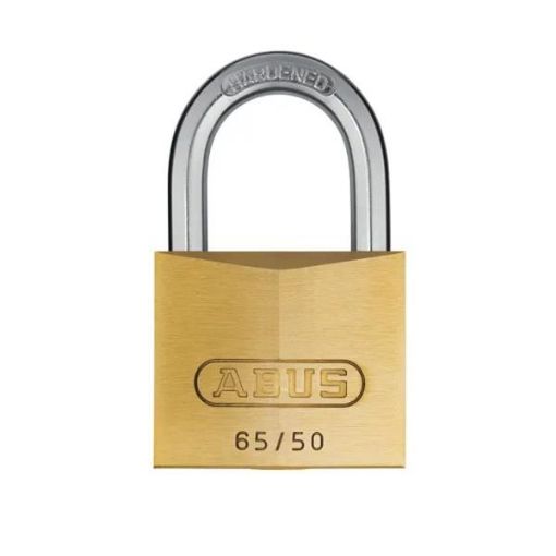 Picture of ABUS 65/50 Brass Padlock 50mm with 2 Keys