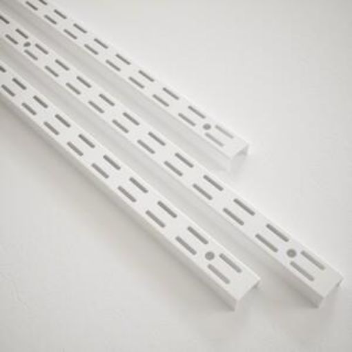 Picture of Rothley White Twin Slot Shelving Upright 1000mm