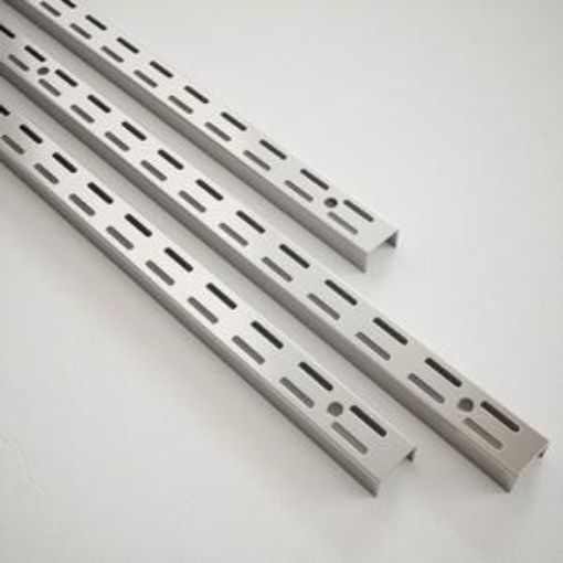Picture of Rothley Chrome Twin Slot Shelving Upright 2400mm