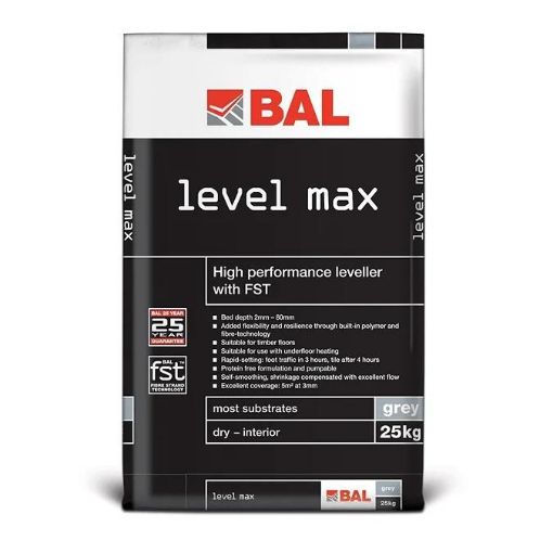 Picture of BAL Level Max Grey Self Levelling Compound 25kg