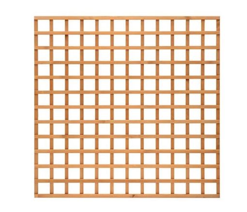 Picture of Heavy Duty Square Trellis Panel Golden Brown 1.51m