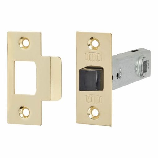 Picture of UNION 2648 Tubular Mortice Latch 3 Inch Electro Brass