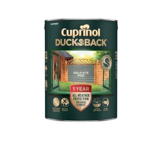 Picture of Cuprinol 5 Year Ducksback Delicate Pine Shed & Fence Paint 5L