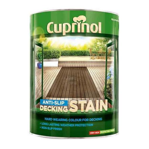Picture of Cuprinol Amber Mahogany Anti-Slip Decking Stain 2.5L