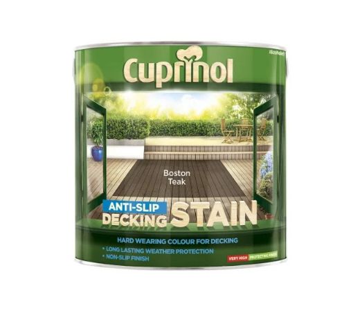 Picture of Cuprinol Boston Teak Anti-Slip Decking Stain 2.5L