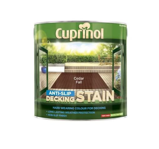 Picture of Cuprinol Cedar Fall Anti-Slip Decking Stain 2.5L