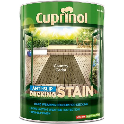 Picture of Cuprinol Country Cedar Anti-Slip Decking Stain 5L