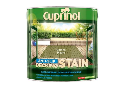 Picture of Cuprinol Golden Maple Anti-Slip Decking Stain 2.5L