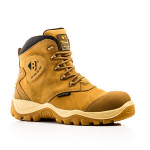 Picture of Buckbootz Bang Guardz S3 Honey Waterproof Safety Boots Size 10