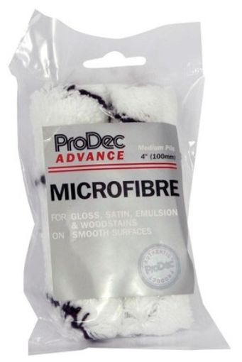 Picture of ProDec 4" Microfibre Medium Pile Mini Roller Sleeves Pack of 2
