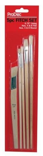 Picture of ProDec Fitch Variety Paint Brush Set 5 Piece