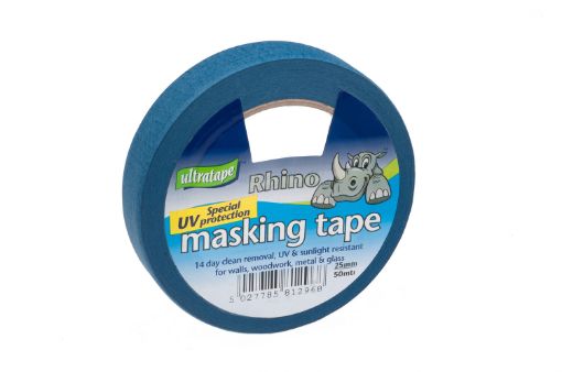 Picture of Ultratape Blue UV Resistant Masking Tape 25mm x 50m