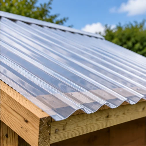 Corrugated roofing sheets for shed and outbuilding roof repairs