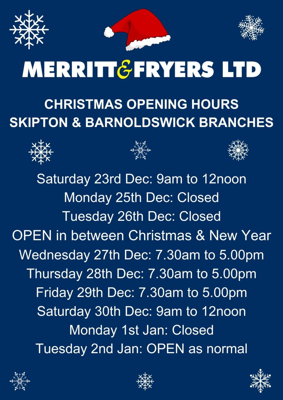 News & Events Merritt & Fryers LTD